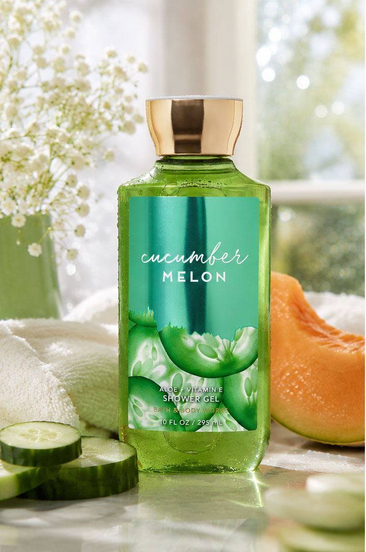 شاور ژل بس اند بادی ورکز Cucumber Melon